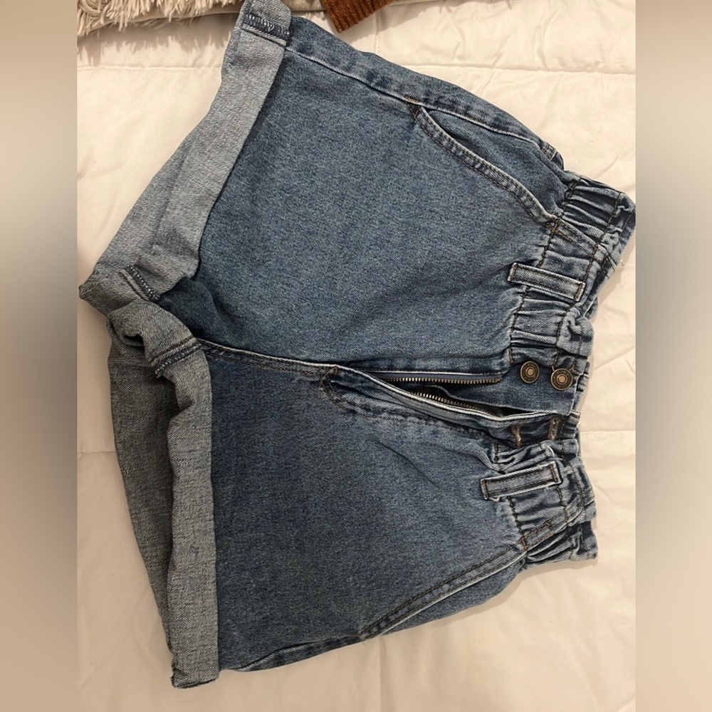Denim shorts